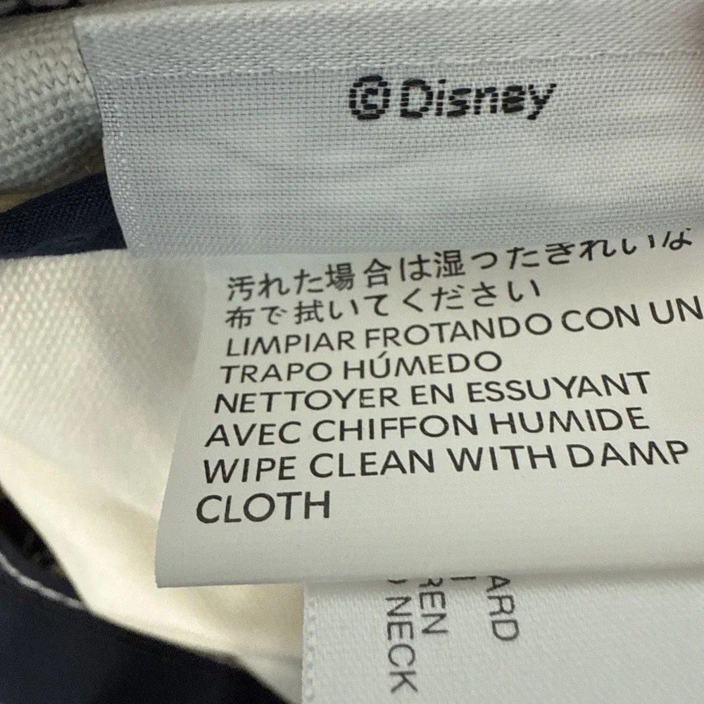 Disneyland Resort Mickey Mouse 1955 Canvas Tote Bag Navy and‎ Cream